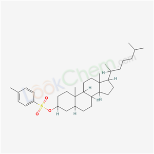 10,13-dimethyl-17-(6-methylheptan-2-yl)-3-(4-methylphenyl)sulfonyloxy-2,3,4,5,6,7,8,9,11,12,14,15,16,17-tetradecahydro-1H-cyclopenta[a]phenanthrene cas  67710-73-0