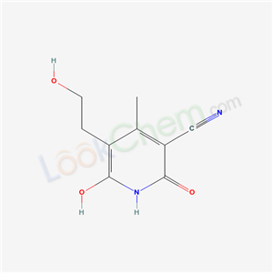 6-hydroxy-5-(2-hydroxyethyl)-4-methyl-2-oxo-1,2-dihydropyridine-3-carbonitrile