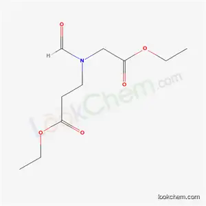 Molecular Structure of 3783-62-8 (ethyl N-(2-ethoxy-2-oxoethyl)-N-formyl-beta-alaninate)