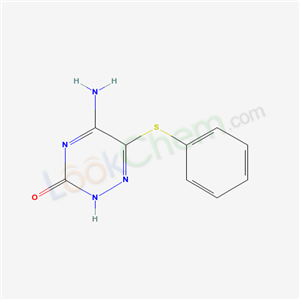 5-amino-6-phenylsulfanyl-2H-1,2,4-triazin-3-one cas  32331-19-4