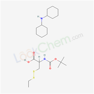 N-ALPHA-T-BOC-ETHYLMERCAPTO-L-CYSTEINE DICYCLOHEXYLAMMONIUM SALT