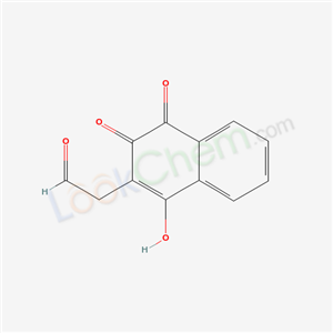 2-(1-hydroxy-3,4-dioxonaphthalen-2-yl)acetaldehyde