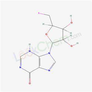 9-(5-deoxy-5-iodopentofuranosyl)-3,9-dihydro-6H-purin-6-one