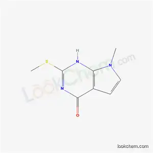 7-methyl-2-(methylsulfanyl)-1,7-dihydro-4H-pyrrolo[2,3-d]pyrimidin-4-one