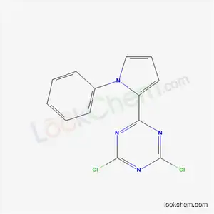 Molecular Structure of 35252-63-2 (2,4-dichloro-6-(1-phenyl-1H-pyrrol-2-yl)-1,3,5-triazine)