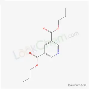 Molecular Structure of 39891-44-6 (3,5-Pyridinedicarboxylic acid dipropyl ester)