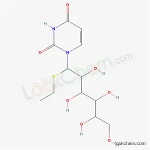 Molecular Structure of 39550-64-6 (1-C-(2,4-dioxo-3,4-dihydropyrimidin-1(2H)-yl)-1-S-ethyl-1-thiohexitol)