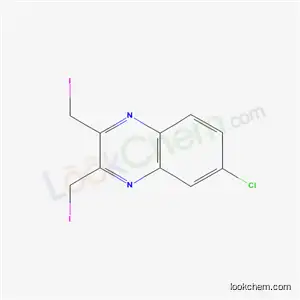 Molecular Structure of 3298-87-1 (6-chloro-2,3-bis(iodomethyl)quinoxaline)