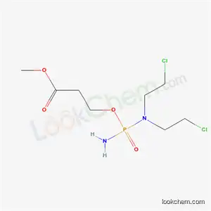 Molecular Structure of 60106-99-2 (methyl 3-({amino[bis(2-chloroethyl)amino]phosphoryl}oxy)propanoate)