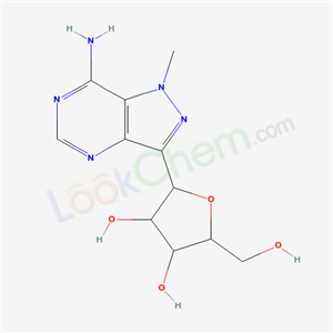 1H-Pyrazolo[4,3-d]pyrimidin-7-amine, 1-methyl-3-.beta.-D-ribofuranosyl- cas  51222-28-7
