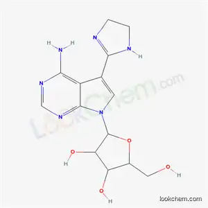 Molecular Structure of 55470-40-1 (5-(4,5-dihydro-1H-imidazol-2-yl)-7-pentofuranosyl-7H-pyrrolo[2,3-d]pyrimidin-4-amine)