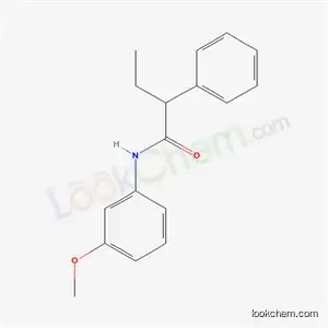 Molecular Structure of 6602-94-4 (N-(3-methoxyphenyl)-2-phenylbutanamide)