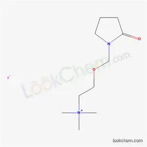 트리메틸-[2-[(2-옥소피롤리딘-1-일)메톡시]에틸]요오드화아자늄