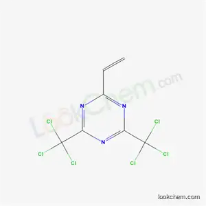 Molecular Structure of 4147-62-0 (2-ethenyl-4,6-bis(trichloromethyl)-1,3,5-triazine)