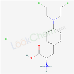 3-(p-(Bis(beta-chloroethyl)amino)phenyl)-D-alanine hydrochlroide