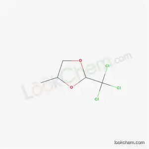 Molecular Structure of 4353-02-0 (4-Methyl-2-(trichloromethyl)-1,3-dioxolane)