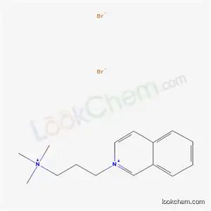 Molecular Structure of 4353-42-8 (2-[3-(trimethylammonio)propyl]isoquinolinium dibromide)