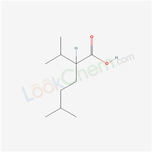 Hexanoic acid, 5-methyl-2-(1-methylethyl)-