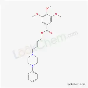 Molecular Structure of 4630-48-2 (4-(4-phenylpiperazin-1-yl)butyl 3,4,5-trimethoxybenzoate)