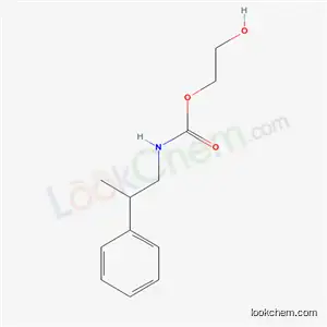 Molecular Structure of 4663-89-2 (2-hydroxyethyl (2-phenylpropyl)carbamate)