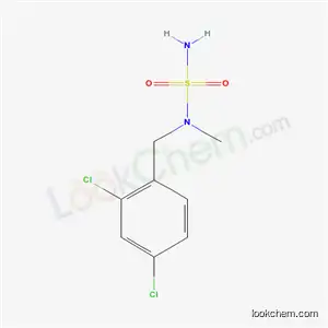 Molecular Structure of 4960-47-8 (N-Methyl-N-(2,4-dichlorobenzyl)sulfamide)