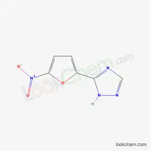 Molecular Structure of 5019-55-6 (3-(5-Nitro-2-furyl)-4H-1,2,4-triazole)