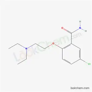 Molecular Structure of 5092-73-9 (5-Chloro-2-[2-(diethylamino)ethoxy]benzamide)