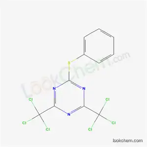 Molecular Structure of 5516-47-2 (2-(Phenylthio)-4,6-bis(trichloromethyl)-1,3,5-triazine)