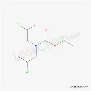 Molecular Structure of 5580-27-8 (N,N-Bis(2-chloropropyl)carbamic acid ethyl ester)