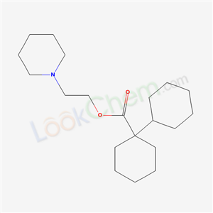 2-piperidin-1-ylethyl 1-cyclohexylcyclohexane-1-carboxylate