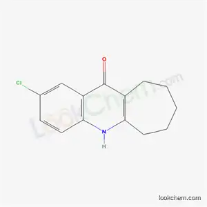Molecular Structure of 5778-57-4 (5,6,7,8,9,10-Hexahydro-2-chloro-11H-cyclohepta[b]quinolin-11-one)