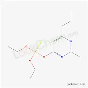 Molecular Structure of 5826-91-5 (Thiophosphoric acid O,O-diethyl O-(2-propyl-6-methylpyrimidin-4-yl) ester)