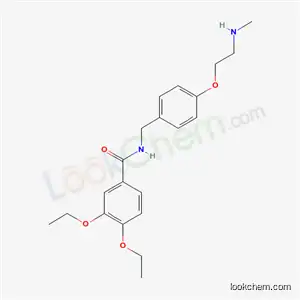 Molecular Structure of 5936-70-9 (3,4-diethoxy-N-{4-[2-(methylamino)ethoxy]benzyl}benzamide)
