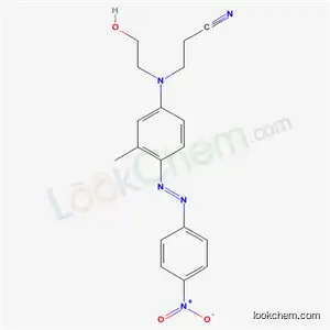 Molecular Structure of 6054-58-6 (3-[N-(2-Hydroxyethyl)-4-[(4-nitrophenyl)azo]-m-toluidino]propanenitrile)