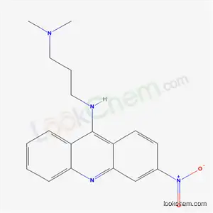 Molecular Structure of 6237-24-7 (3-Nitro-9-[3-(dimethylamino)propylamino]acridine)