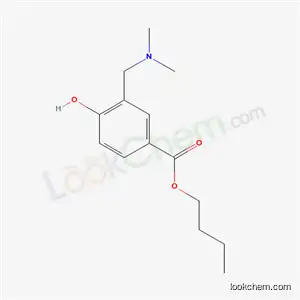 Molecular Structure of 6279-54-5 (butyl 3-[(dimethylamino)methyl]-4-hydroxybenzoate)