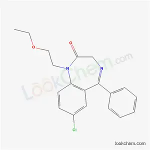 2H-1,4-Benzodiazepin-2-one, 1,3-dihydro-7-chloro-1-(2-ethoxyethyl)-5-phenyl-