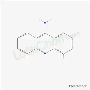 Molecular Structure of 7132-66-3 (4,5-Dimethyl-9-acridinamine)