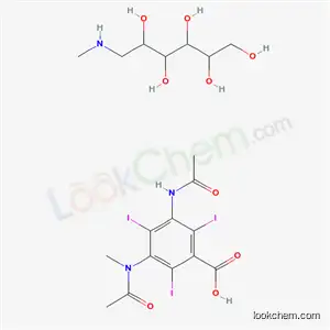 1-メチルアミノ-1-デオキシ-D-グルシトール?3-(アセチルアミノ)-5-(アセチルメチルアミノ)-2,4,6-トリヨード安息香酸