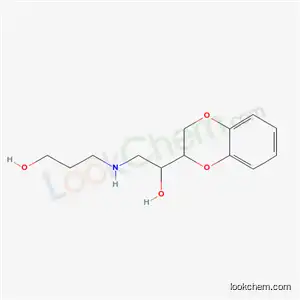 Molecular Structure of 13627-76-4 (α-[[(3-Hydroxypropyl)amino]methyl]-1,4-benzodioxane-2-methanol)
