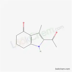 Indol-4(5H)-one, 2-acetyl-6,7-dihydro-3-methyl-