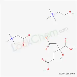 2-ヒドロキシ-N,N,N-トリメチルエタンアミニウム?N,N,N-トリメチル-α-カルボキシメタンアミニウム?L-タルトラート