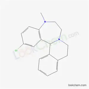 Molecular Structure of 48187-65-1 ((+)-5,6,7,9,10,14b-Hexahydro-2-chloro-5-methylisoquino[2,1-d][1,4]benzodiazepine)
