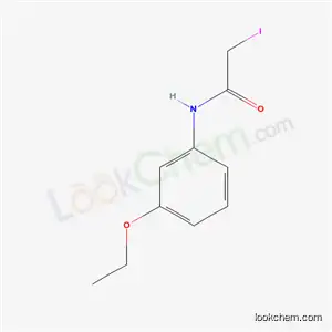 Molecular Structure of 17641-14-4 (N-(3-Ethoxyphenyl)-2-iodoacetamide)