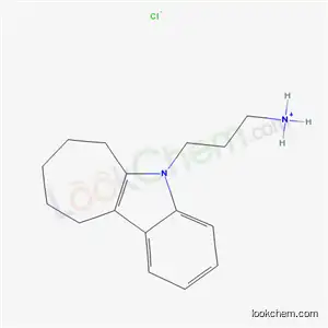 Molecular Structure of 17901-78-9 (3-(7,8,9,10-tetrahydrocyclohepta[b]indol-5(6H)-yl)propan-1-aminium chloride)