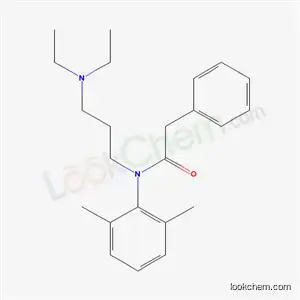 Molecular Structure of 18109-55-2 (N-[3-(Diethylamino)propyl]-2',6'-dimethyl-2-phenylacetanilide)