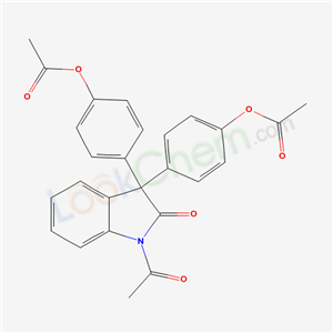 4,4'-(1-acetyl-2-oxoindolin-3-ylidene)diphenyldi(acetate)
