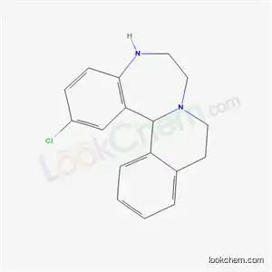 Molecular Structure of 19007-32-0 (2-Chloro-5,6,7,9,10,14b-hexahydroisoquino[2,1-d][1,4]benzodiazepine)