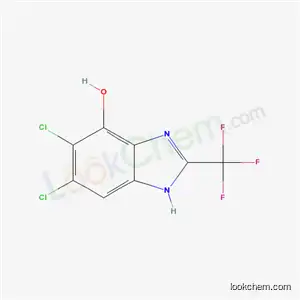 5,6-ジクロロ-2-(トリフルオロメチル)-1H-ベンゾイミダゾール-4-オール
