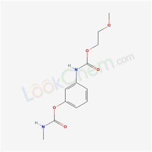 Carbanilic acid, m-hydroxy-, 2-methoxyethyl ester, methylcarbamate cas  19961-99-0
